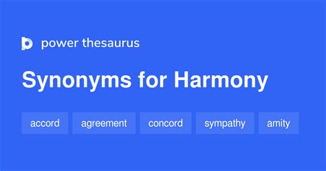 synonyms for harmony